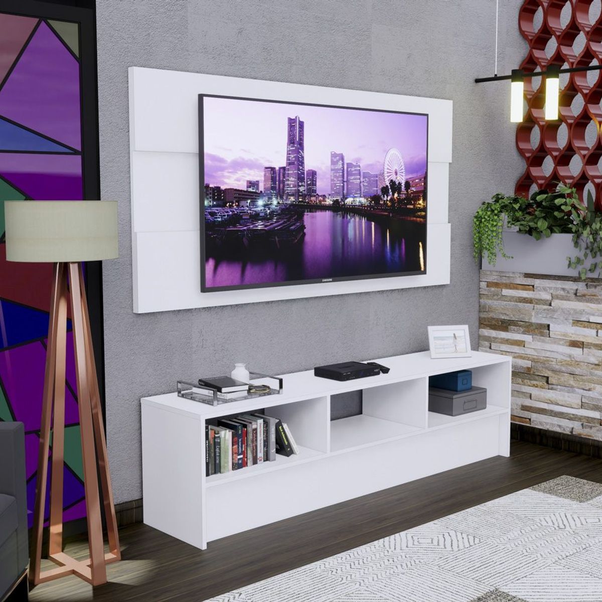 MOVENDA - Centro de Entretenimiento Vista Alegre 65 Movenda Blanco