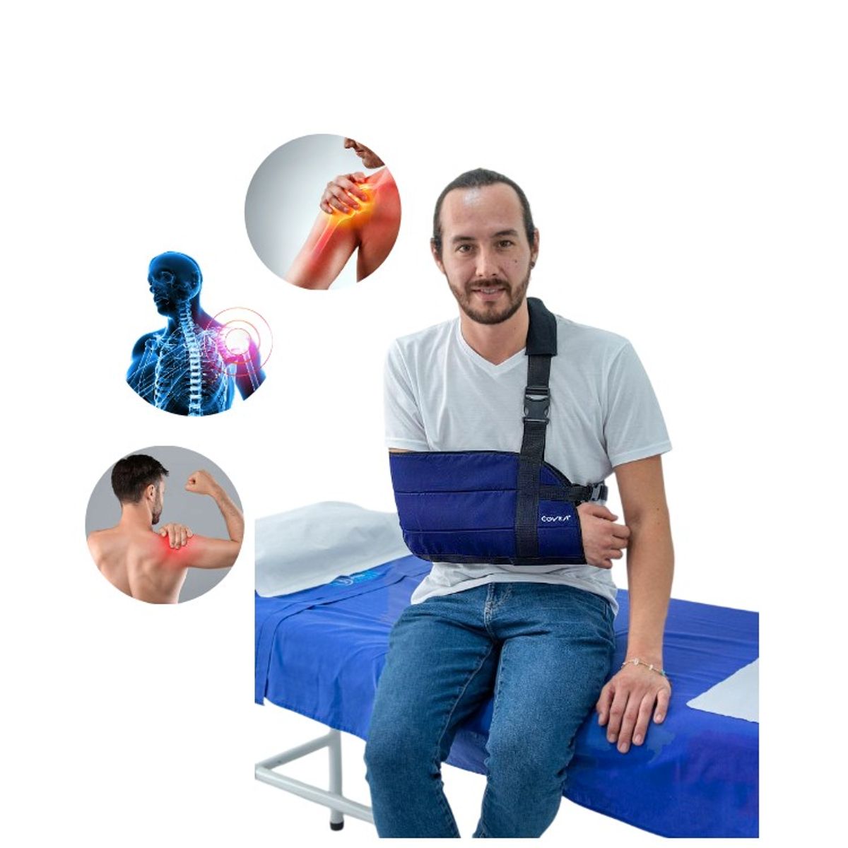 COVER - Cabestrillo Acolchado Doble Sujeción COVER Talla S