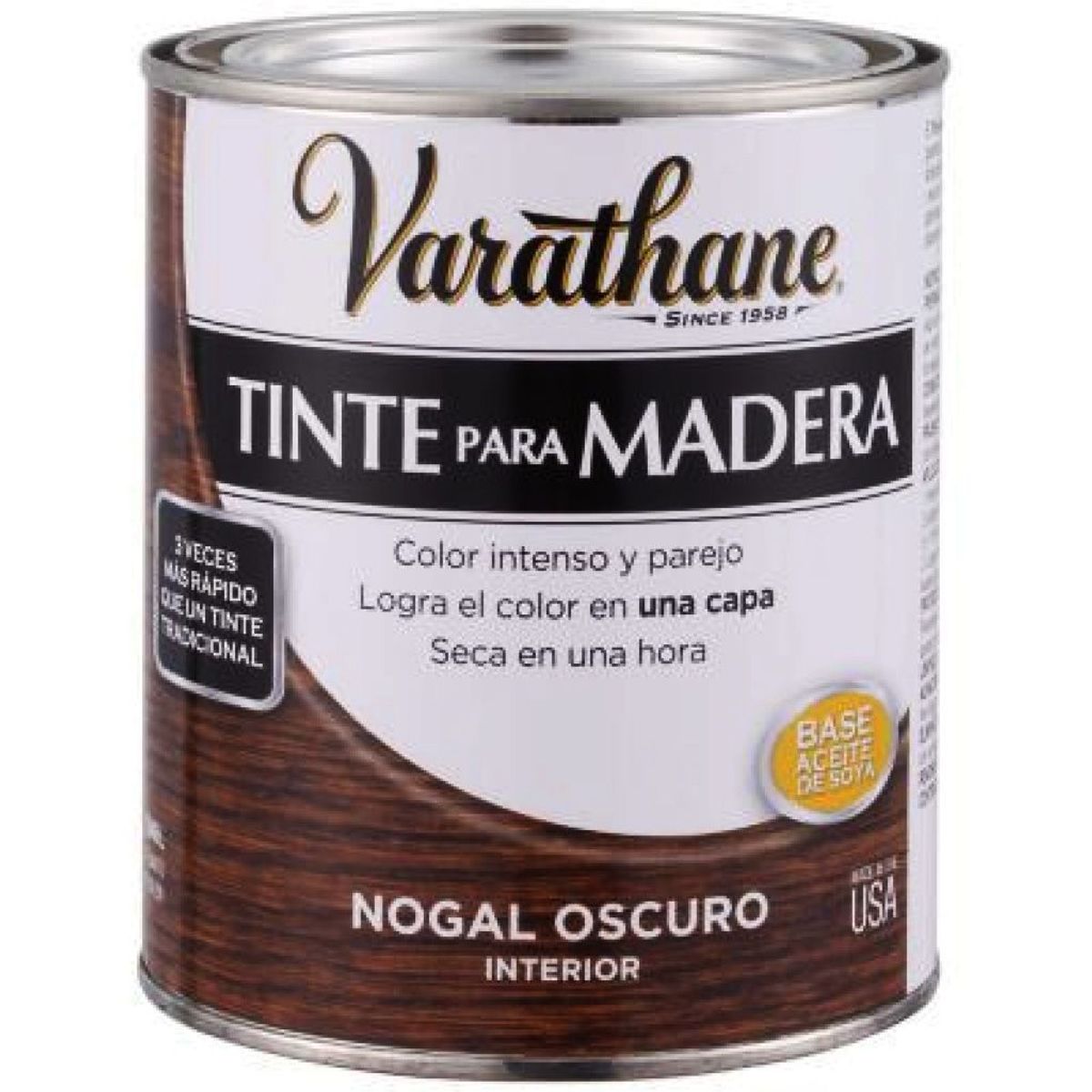 RUST OLEUM - VARATHANE TINTE PARA MADERA NOGAL OSCURO 946 ML