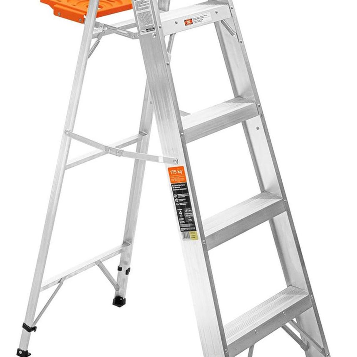 TRUPER - Escalera Tijera 4 Peldaños Capacidad De Carga 175 Kg Truper