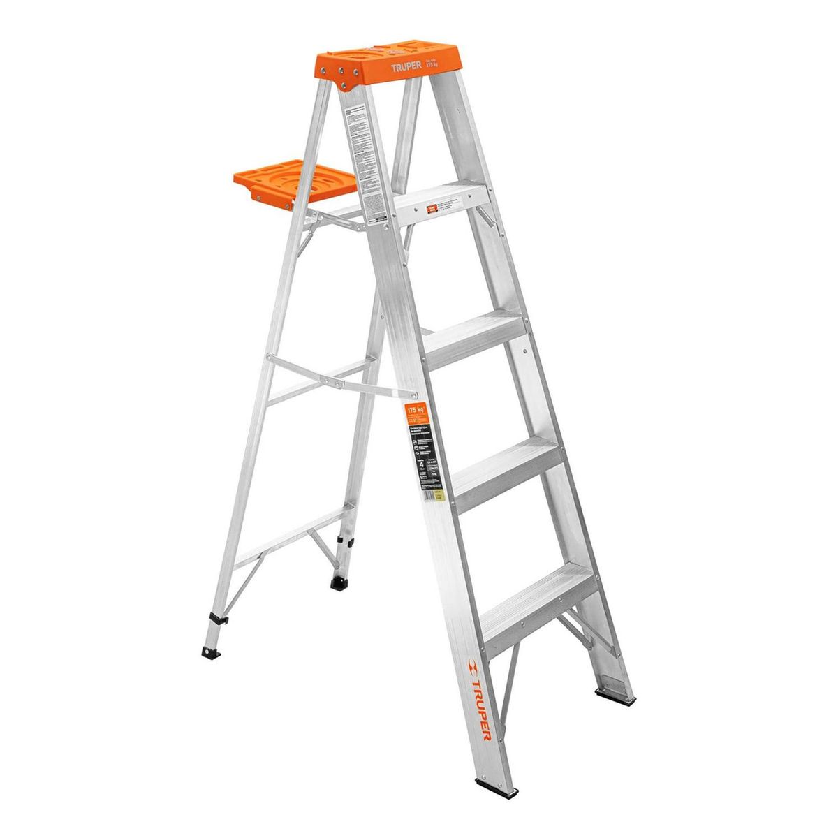 TRUPER - Escalera Tijera 4 Peldaños Capacidad De Carga 175 Kg Truper