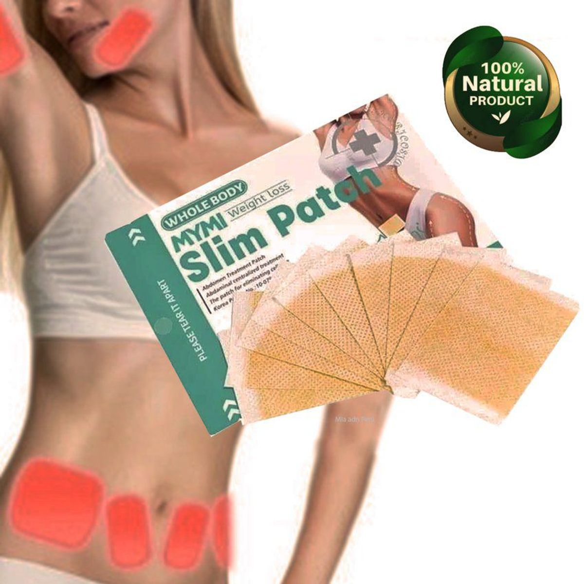 GENERICO - Parches slim rostro papada reductor adelgaza tonifica localizado