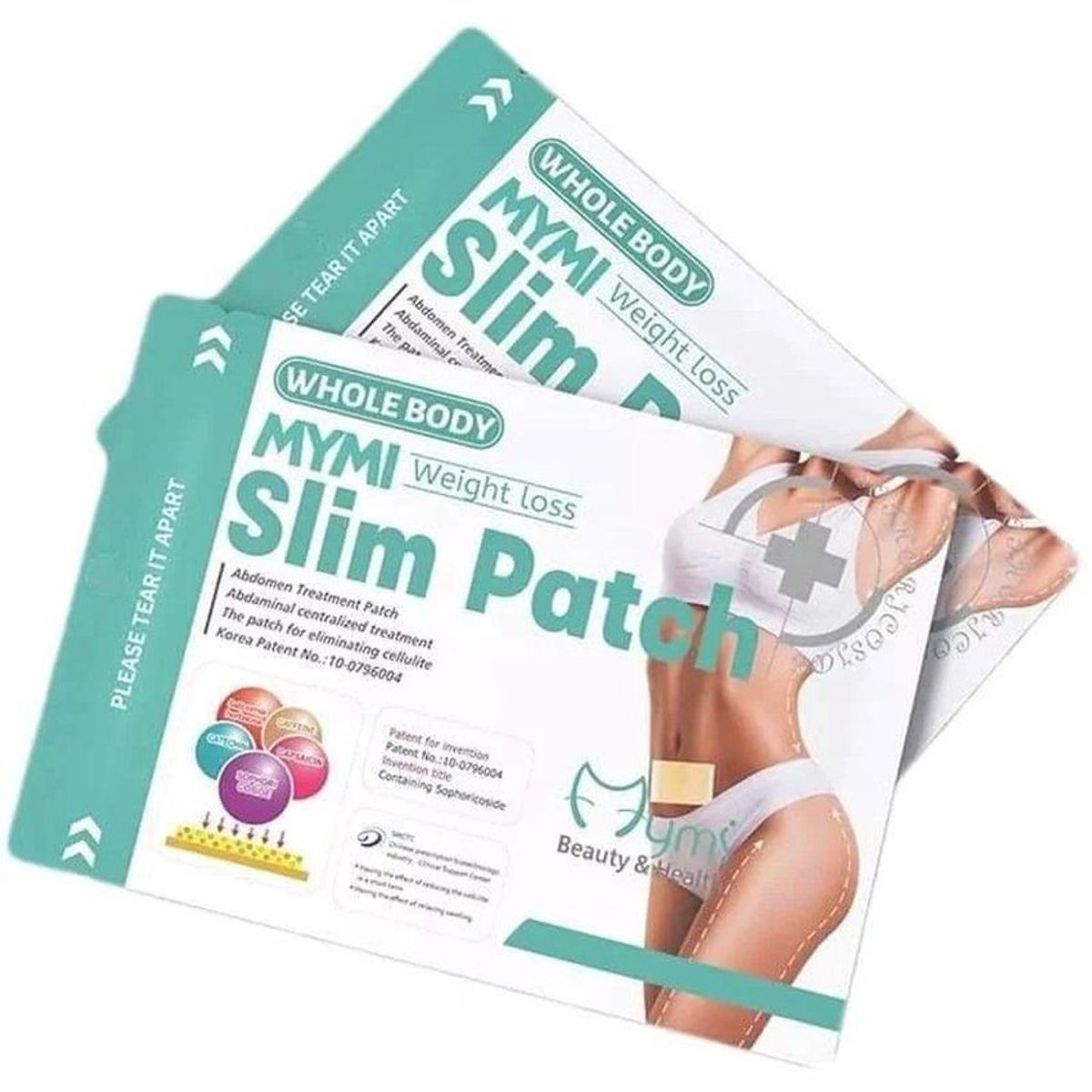 GENERICO - Parches slim rostro papada reductor adelgaza tonifica localizado