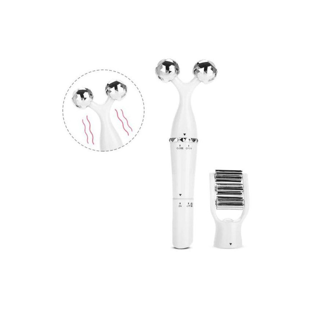 GENERICO - Masajeador eléctrico 3d facial y corporal  3 en 1