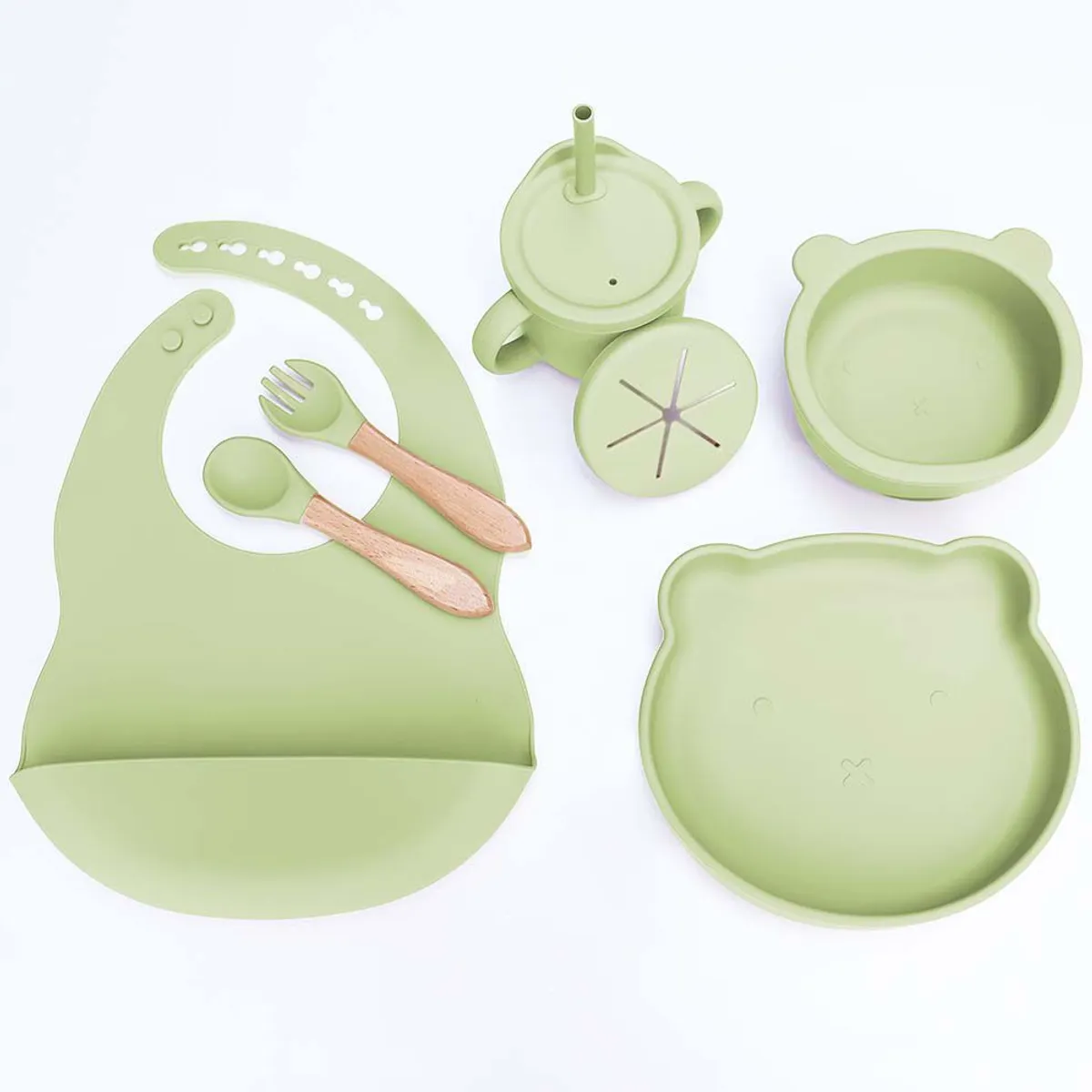 BABYKISS - Set de Platos de silicona para bebes PREMIUM