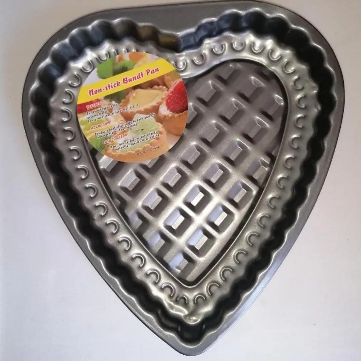 GENERICO - Molde en forma de corazón para postres molde de keke o torta