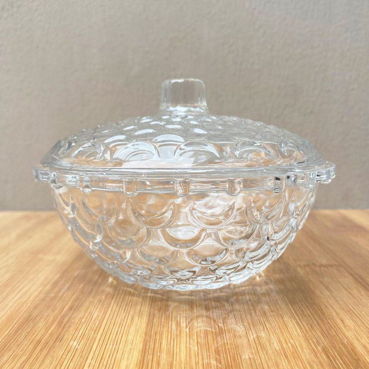 GENERICO - Dulcera de vidrio tazón de azucarera bowls ensaladera de vidrio