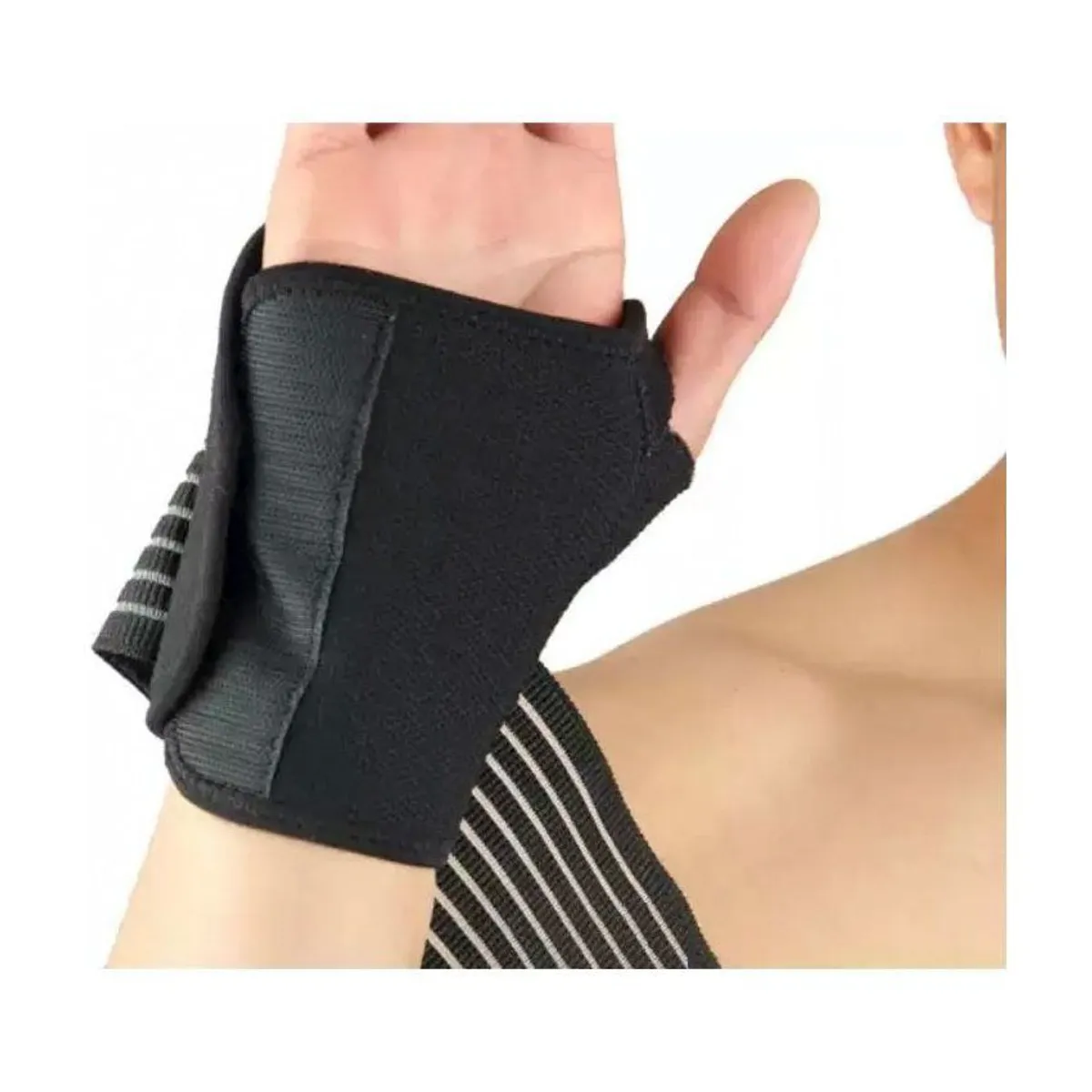 GFORCE - Muñequera Con Férula Para Muñeca Negro