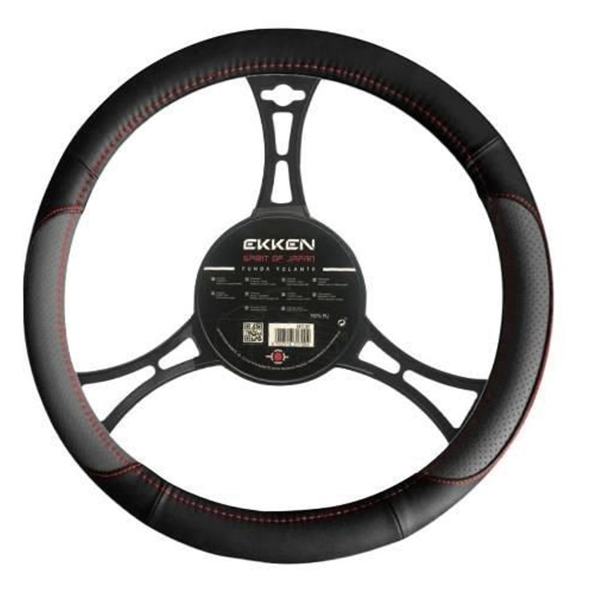 EKKEN - CUBRE VOLANTE SPORT EKKEN EK11101 NEGROGRIS