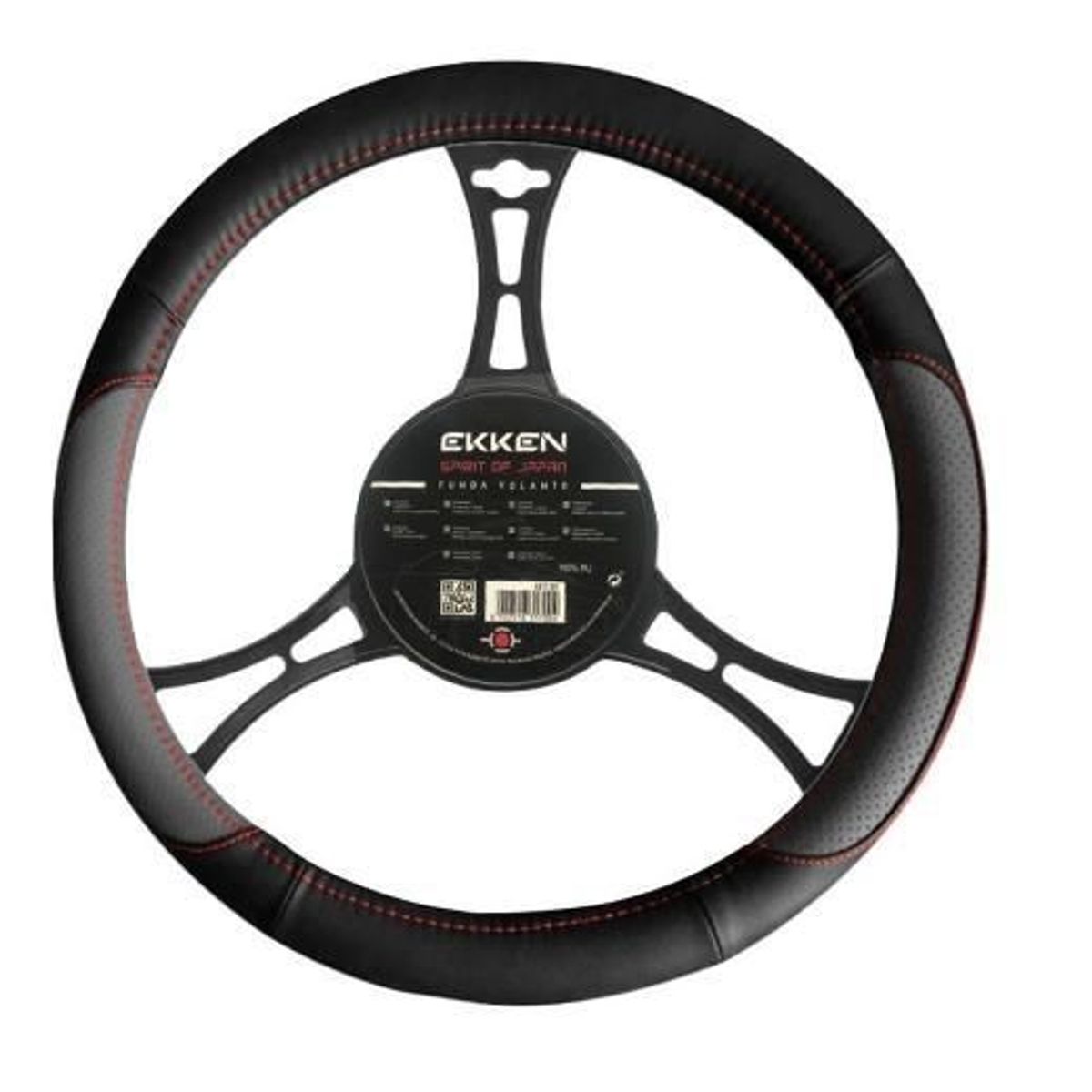 EKKEN - CUBRE VOLANTE SPORT EKKEN EK11101 NEGROGRIS
