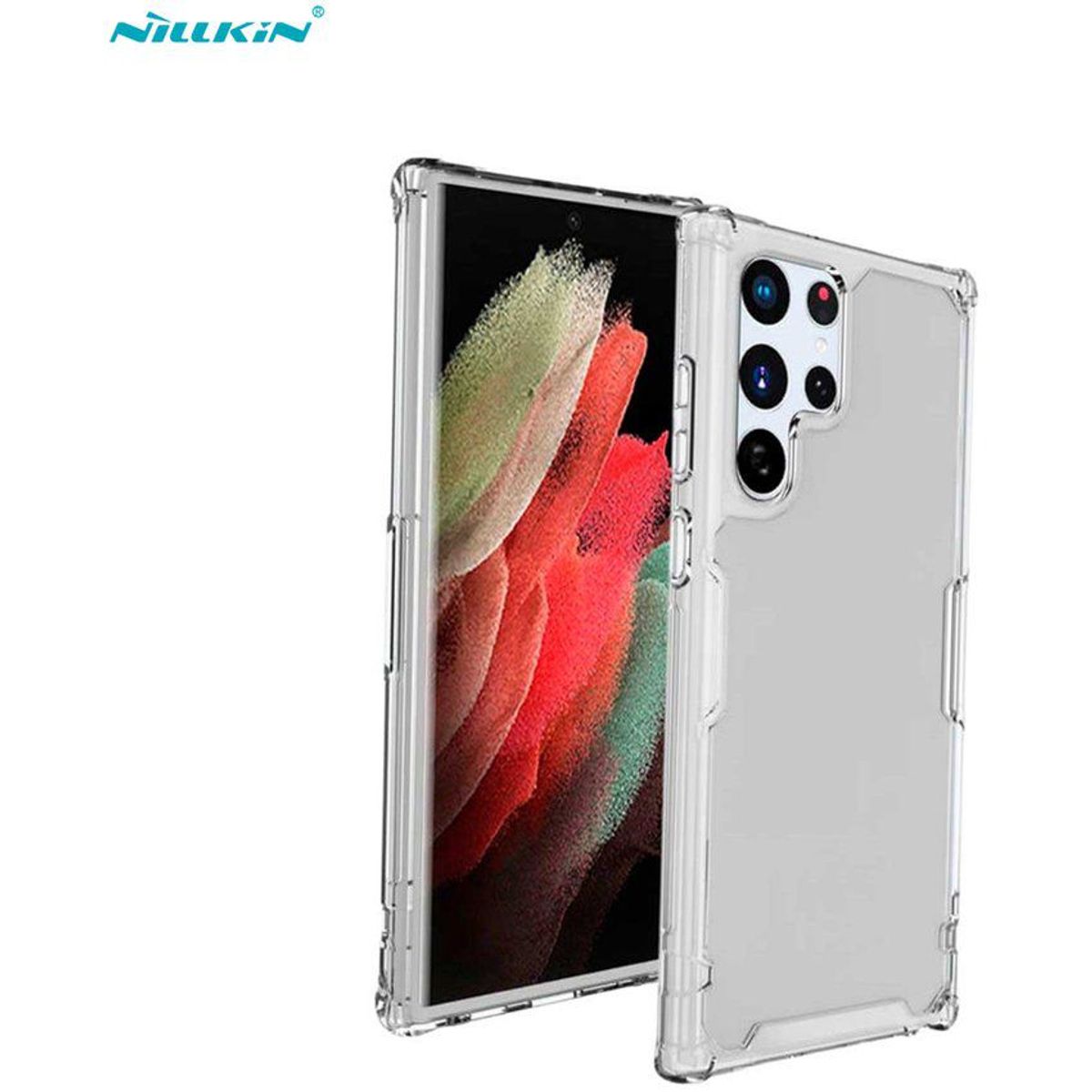 NILLKIN - Case Nillkin Nature TPU Para Samsung S22 Ultra - Transparente