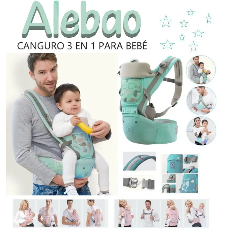 GENERICO - Canguro para bebé ergonómico  ballena 3 en 1 cl