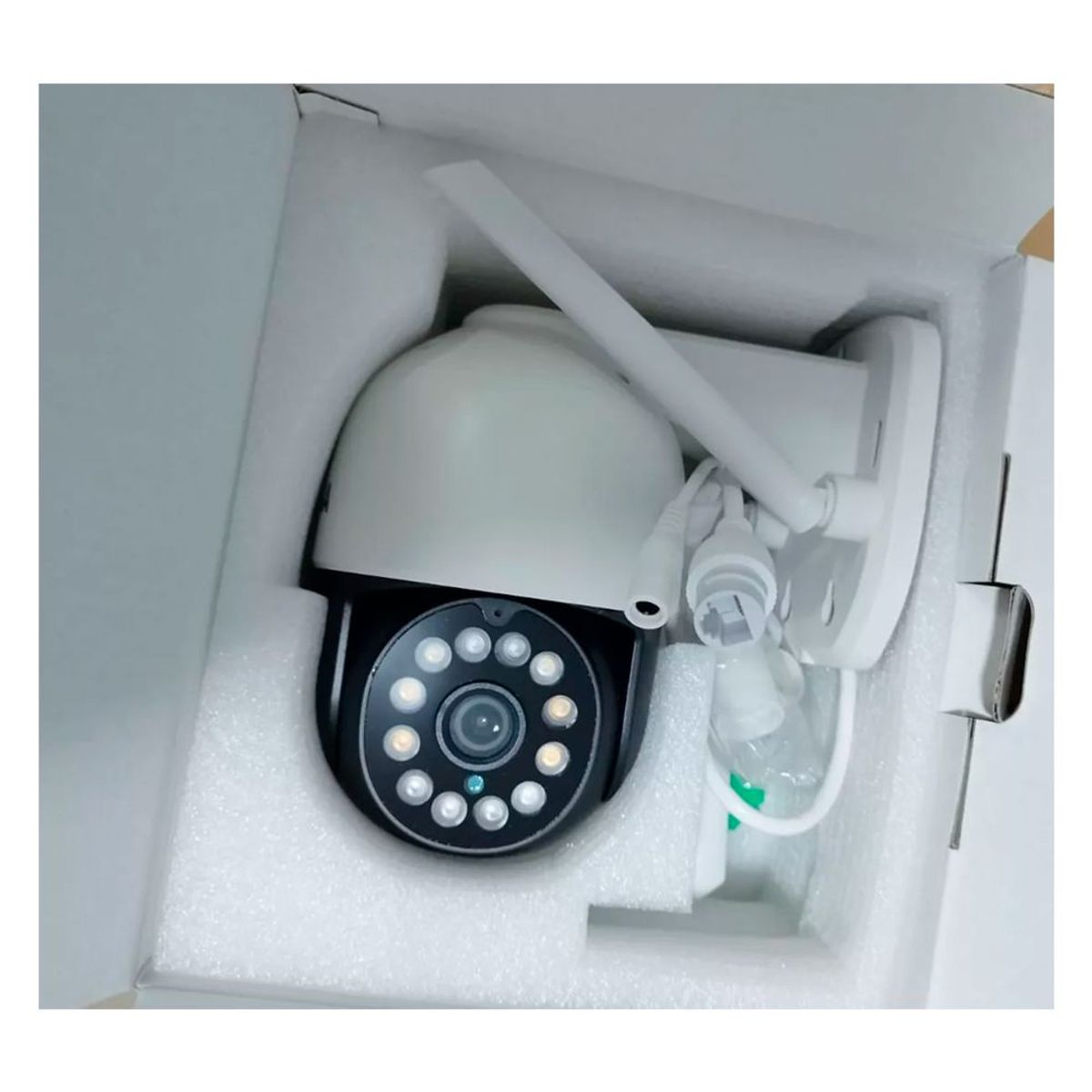 SEISA - Cámara de Seguridad IP SEISA para Exteriores 1080P Inalambrica Wi-Fi