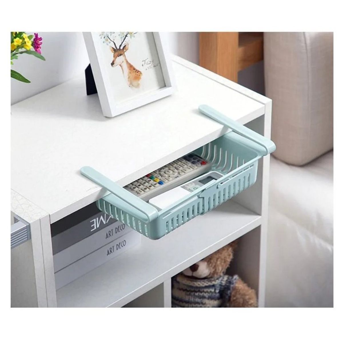 GENERICO - Pack 4 cestas organizadoras de refrigeradora congelador cocina baño