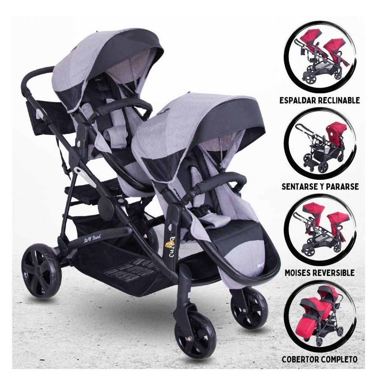 EBABY - Coche mellicero duo prant 1262