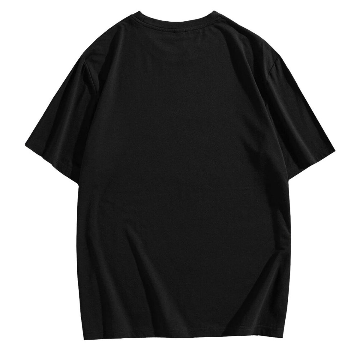 YANSUS - Polo Hombre Yansus Negro Camiseta estampado solitude
