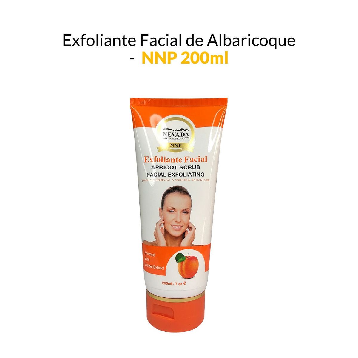 NEVADA NATURAL PRODUCTS - Exfoliante Facial de Albaricoque 200ml