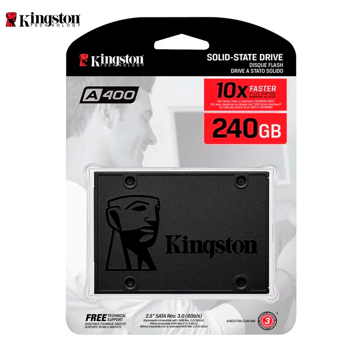 KINGSTON - DISCO SOLIDO KINGSTON M2 A400 SA400M8240G