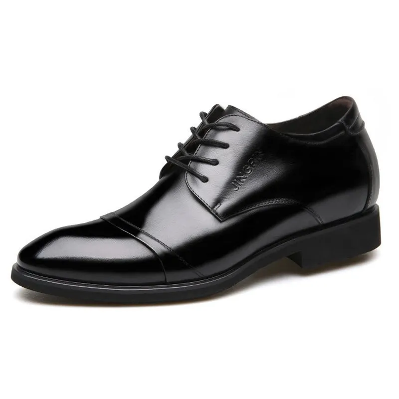 Zapatos de vestir hombre plantilla alta negro VATYERTY