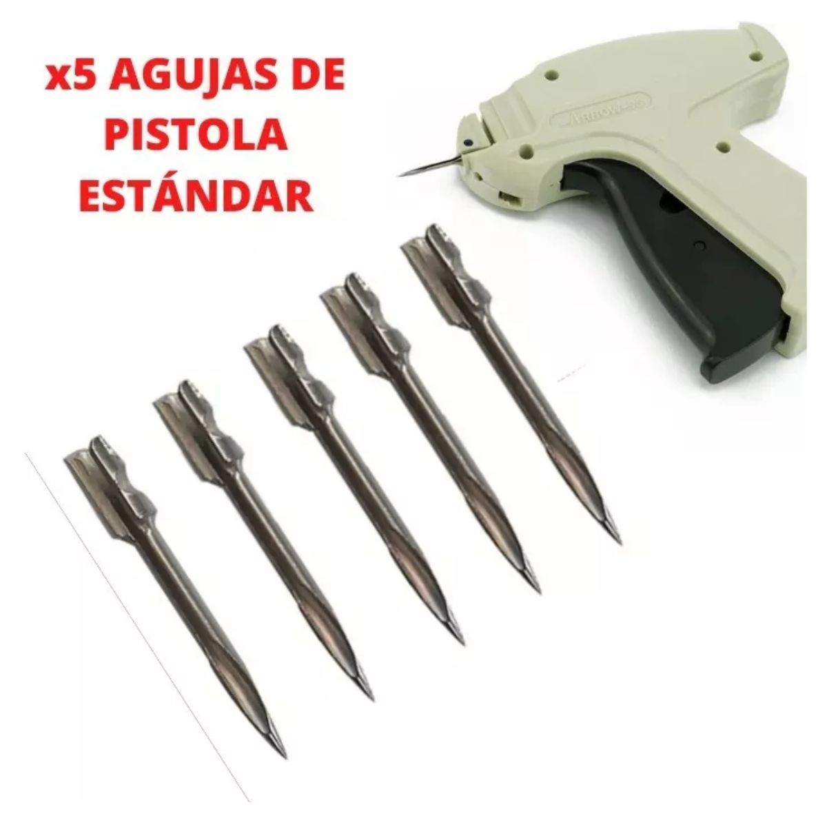 GENERICO - 5 Agujas Para Pistola Etiquetadora Estándar Arrow