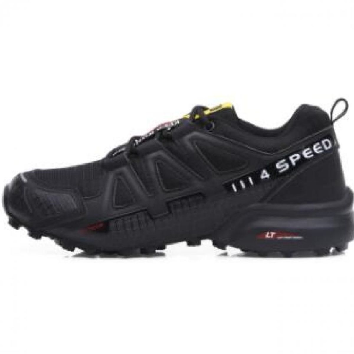 VATYERTY - Zapatilla de senderismo antideslizante para exteriores hombre-negro