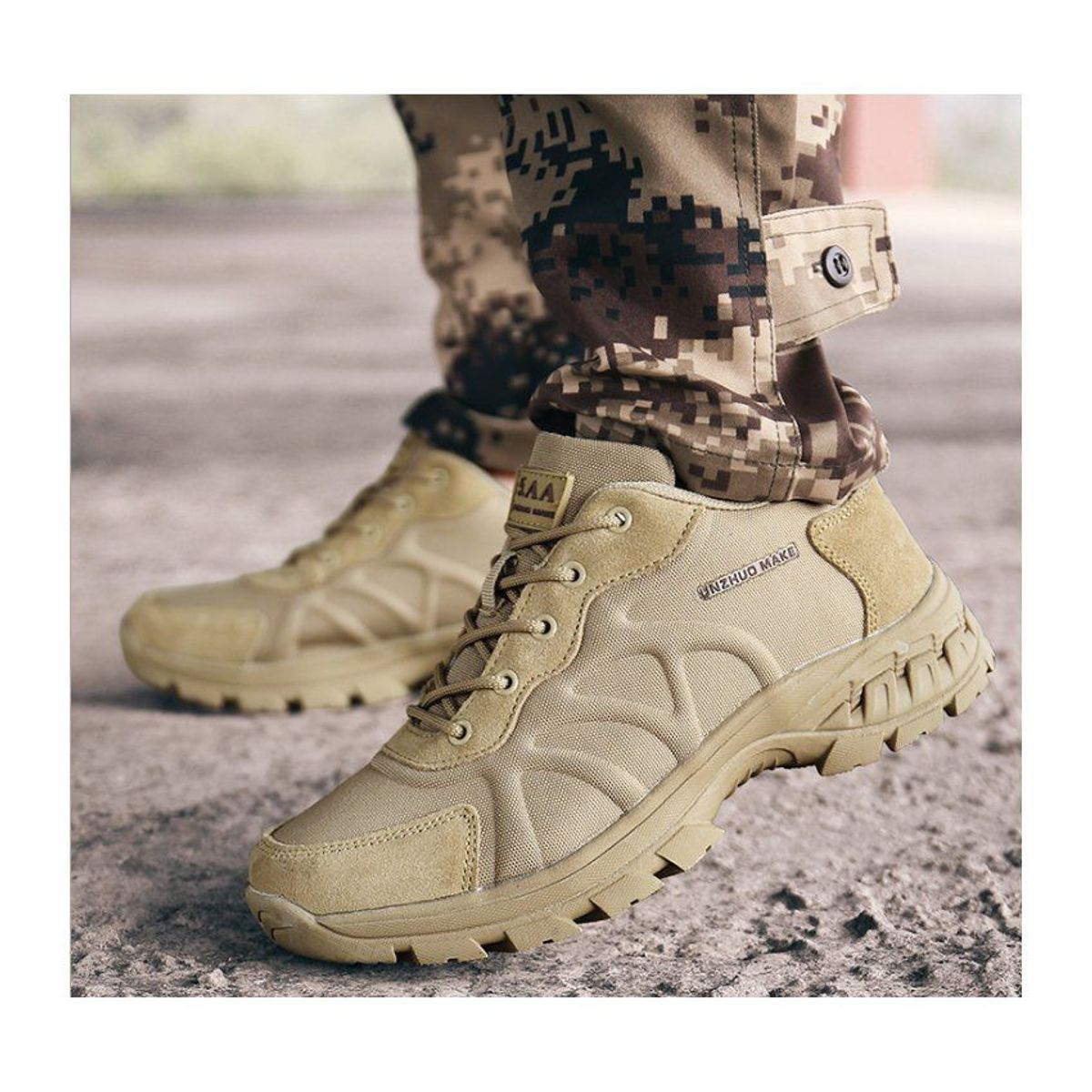 VATYERTY - Zapatos botas militares de exterior transpirables de corte bajo #1