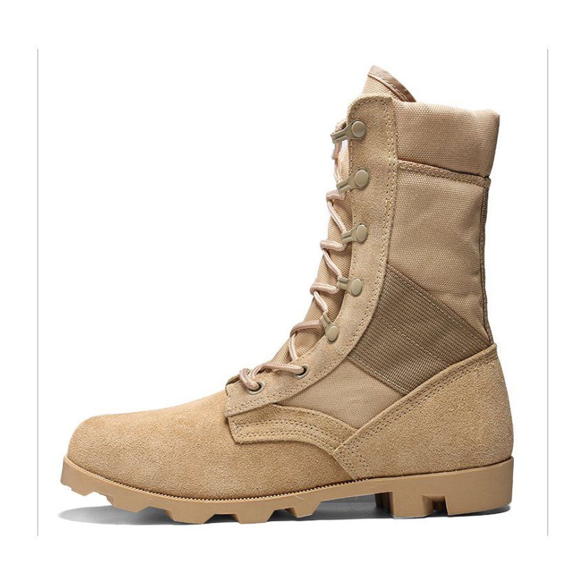 VATYERTY - Zapatos botas militares para exteriores de gran tamaño para hombre 1