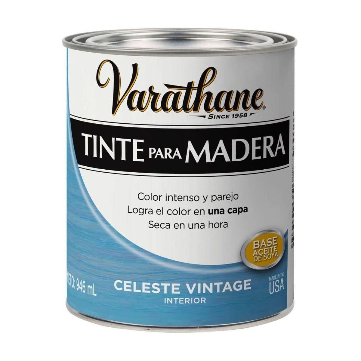 RUST OLEUM - VARATHANE TINTE PARA MADERA CELESTE VINTAGE 946 ML
