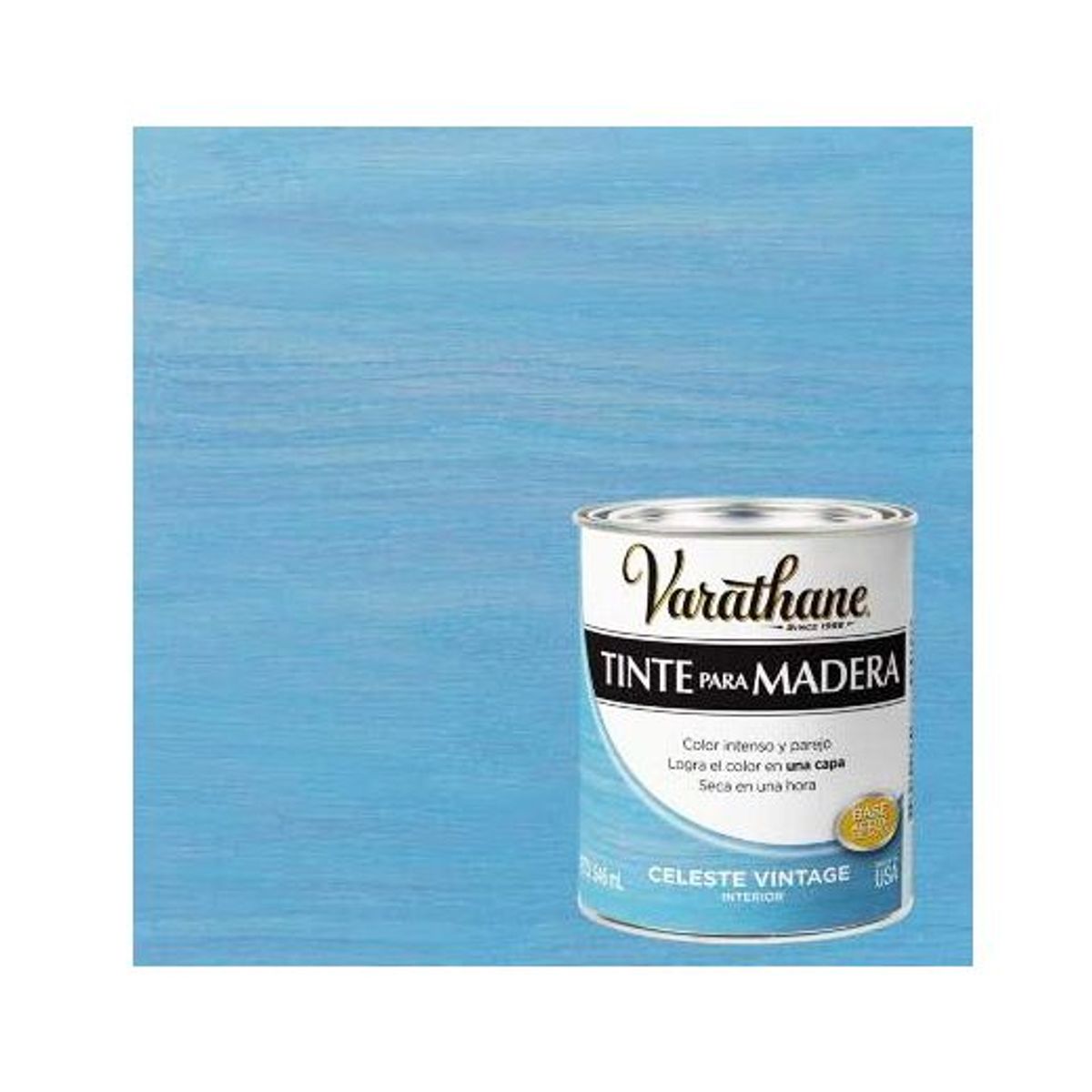 RUST OLEUM - VARATHANE TINTE PARA MADERA CELESTE VINTAGE 946 ML