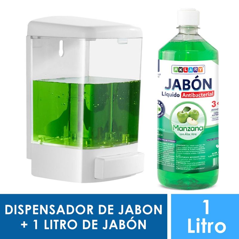 EXORIAM - Dispensador de jabón líquido 1 Litro