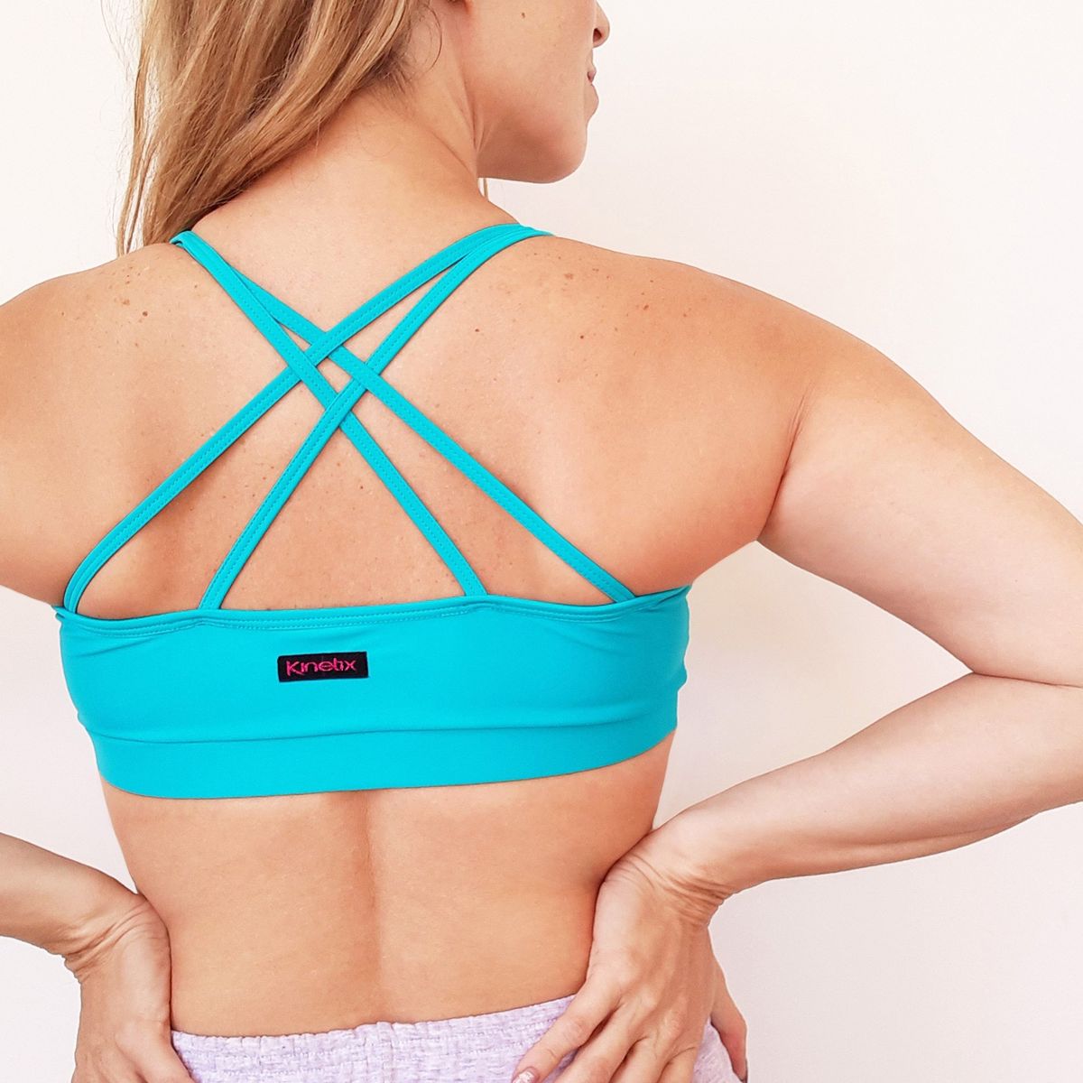 KINETIX - Top Sostén Deportivo Kinetix Elara Mujer Lycra Jade