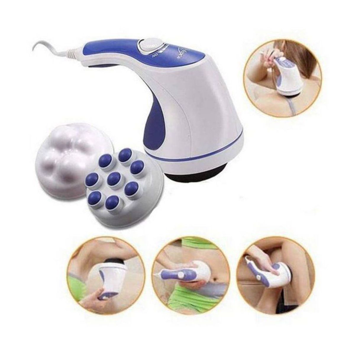 GENERICO - Masajeador corporal 5 en 1 relax y spin tone