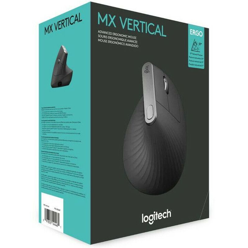 LOGITECH - MOUSE LOGITECH MX VERTICAL WIRELESSBT BLACK