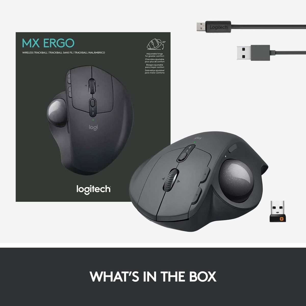 LOGITECH - Mouse Logitech Mx Ergo S Trackball