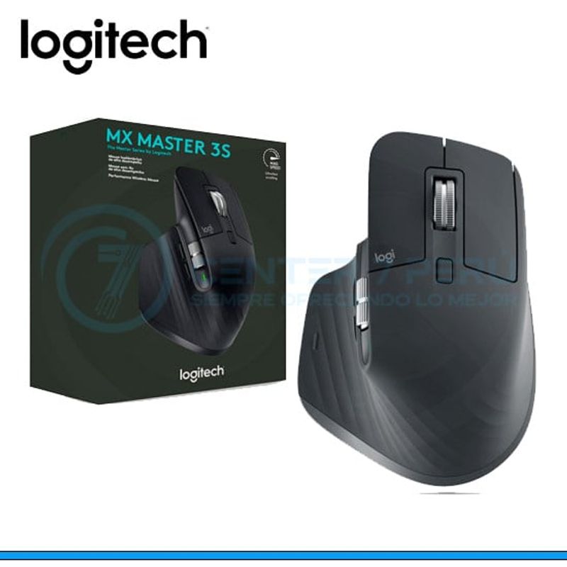 LOGITECH - MOUSE LOGITECH MX MASTER 3S WIRELESS 8K USB-C GRAPHITE