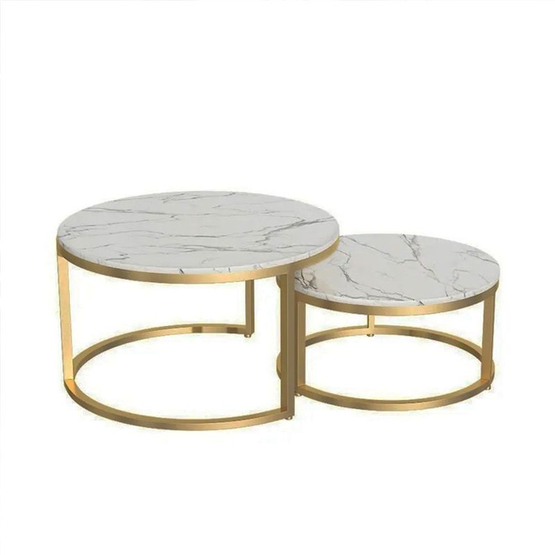 DECOR MESAS - Mesa de Centro Nido - Mármol
