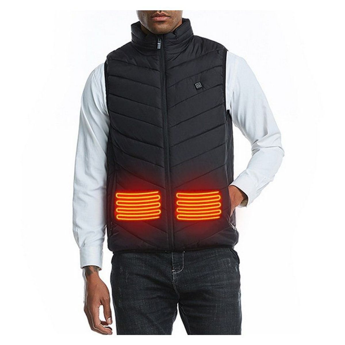 VATYERTY - Chaleco sin mangas para hombre - Invierno