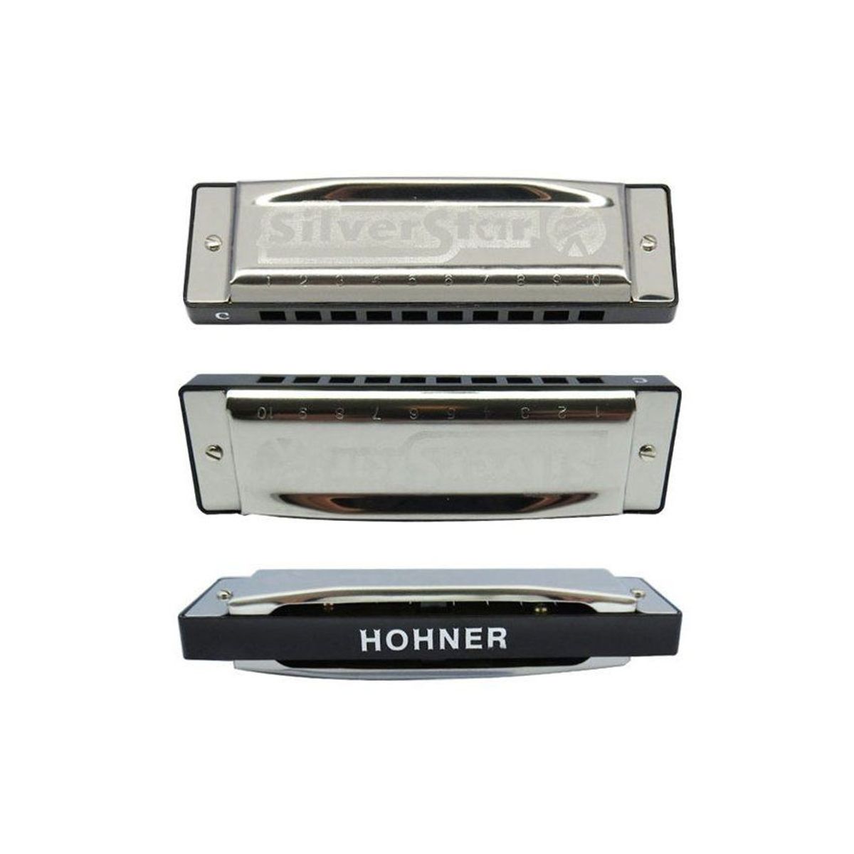 HOHNER - Hohner - Armónica Silver Star Alemana Sellada Diatonica