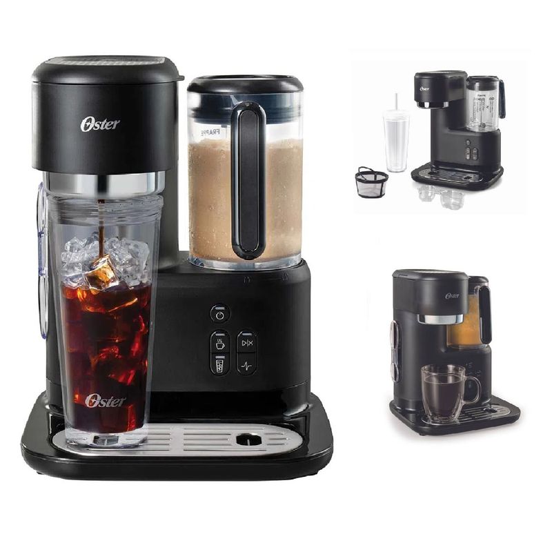 OSTER - Cafetera Oster Frappe 3 en 1 - Negro