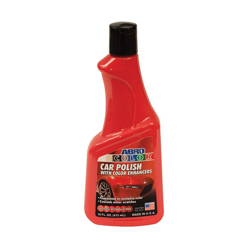 ABRO - ABRO Cera en Crema para Autos AB-301 Rojo - 473 mL