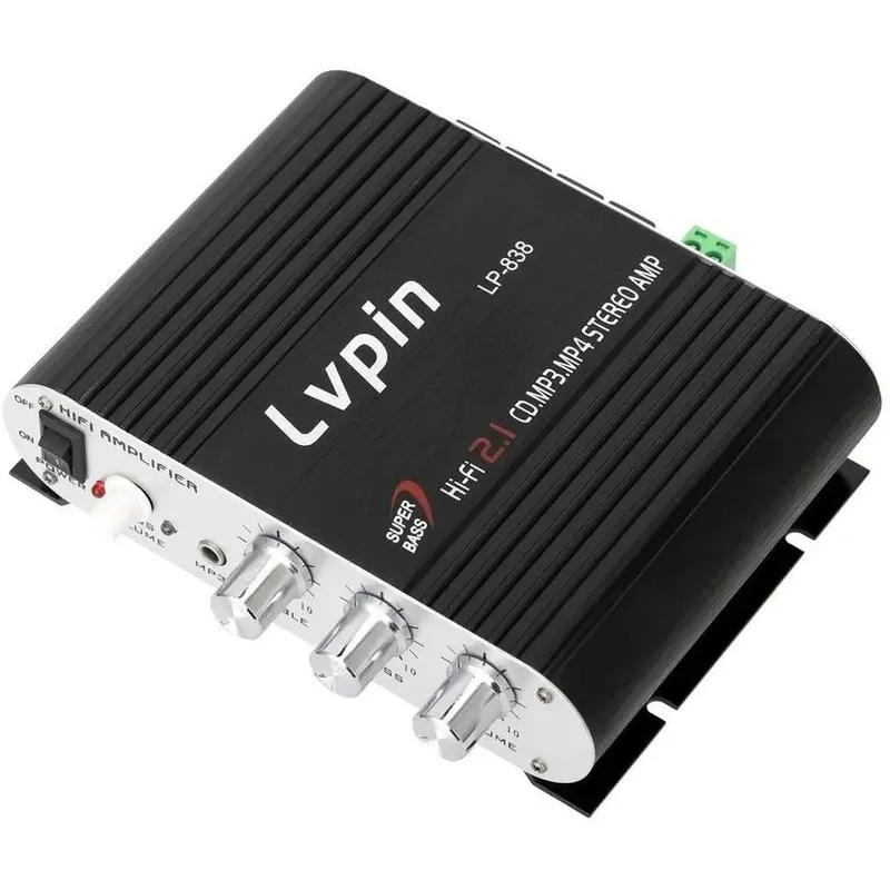 VATYERTY - Mini amplificador estéreo hifi potencia de audio