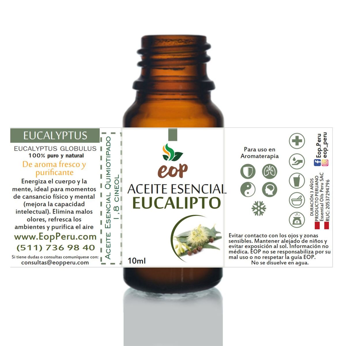 EOP - Aceite Esencial EOP de Eucalipto 10ml