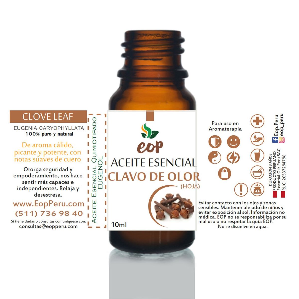 EOP - Aceite Esencial EOP de Clavo de olor 10ml