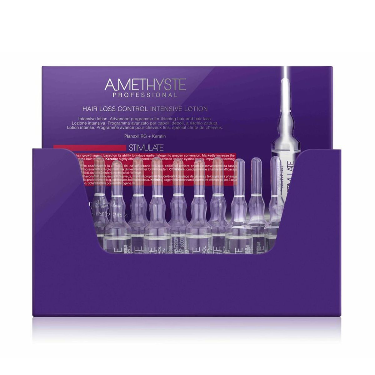 FARMAVITA - Amethyste Ampollas para cabello propenso a la caida 12 x 8