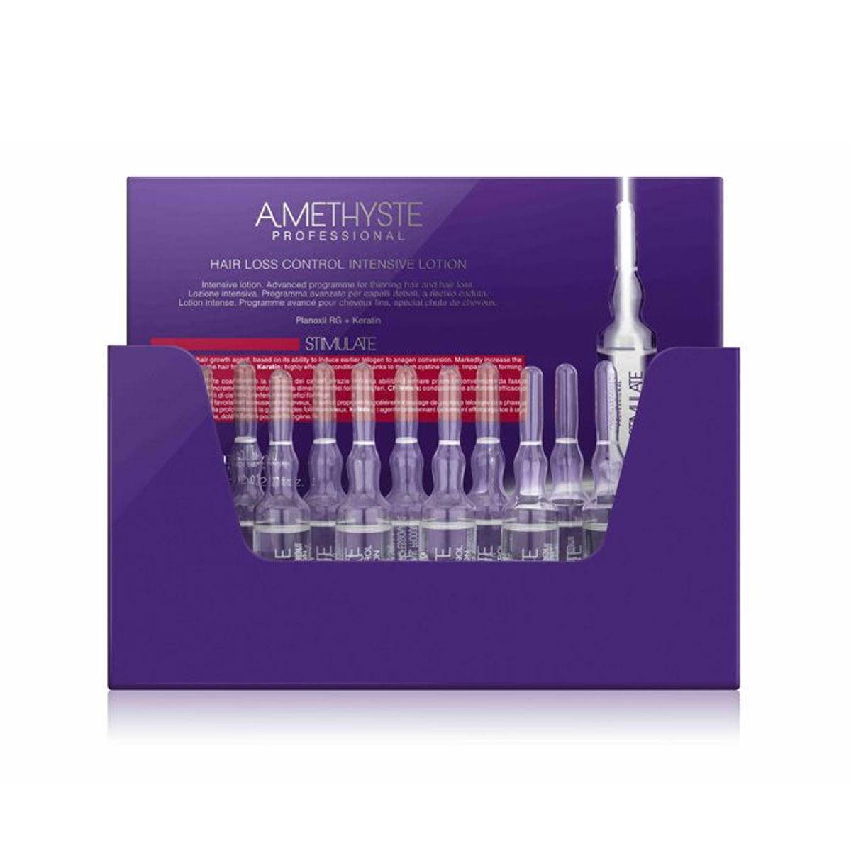 FARMAVITA - Amethyste Ampollas para cabello propenso a la caida 12 x 8
