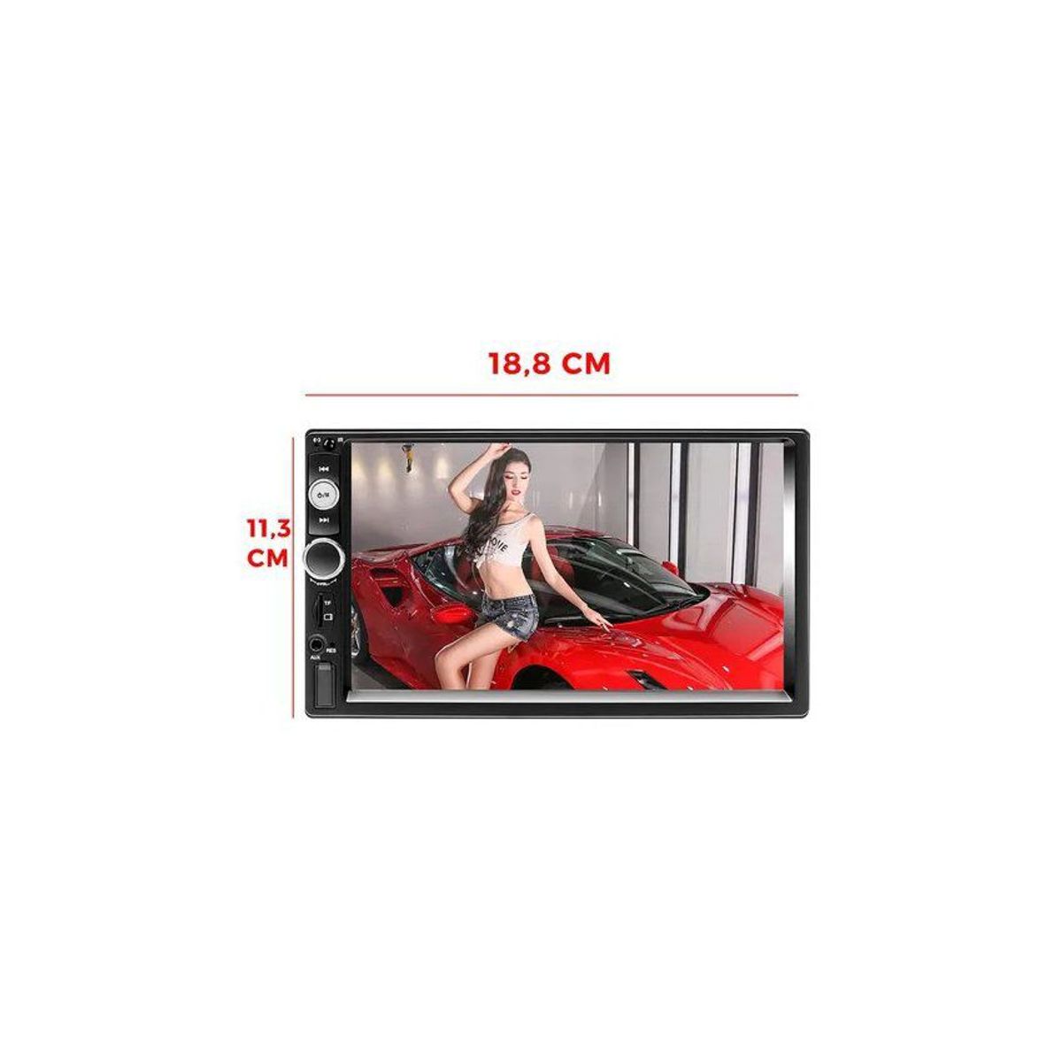 VATYERTY - Radio auto 2 din mirrorlink+camara retroceso+comando volante