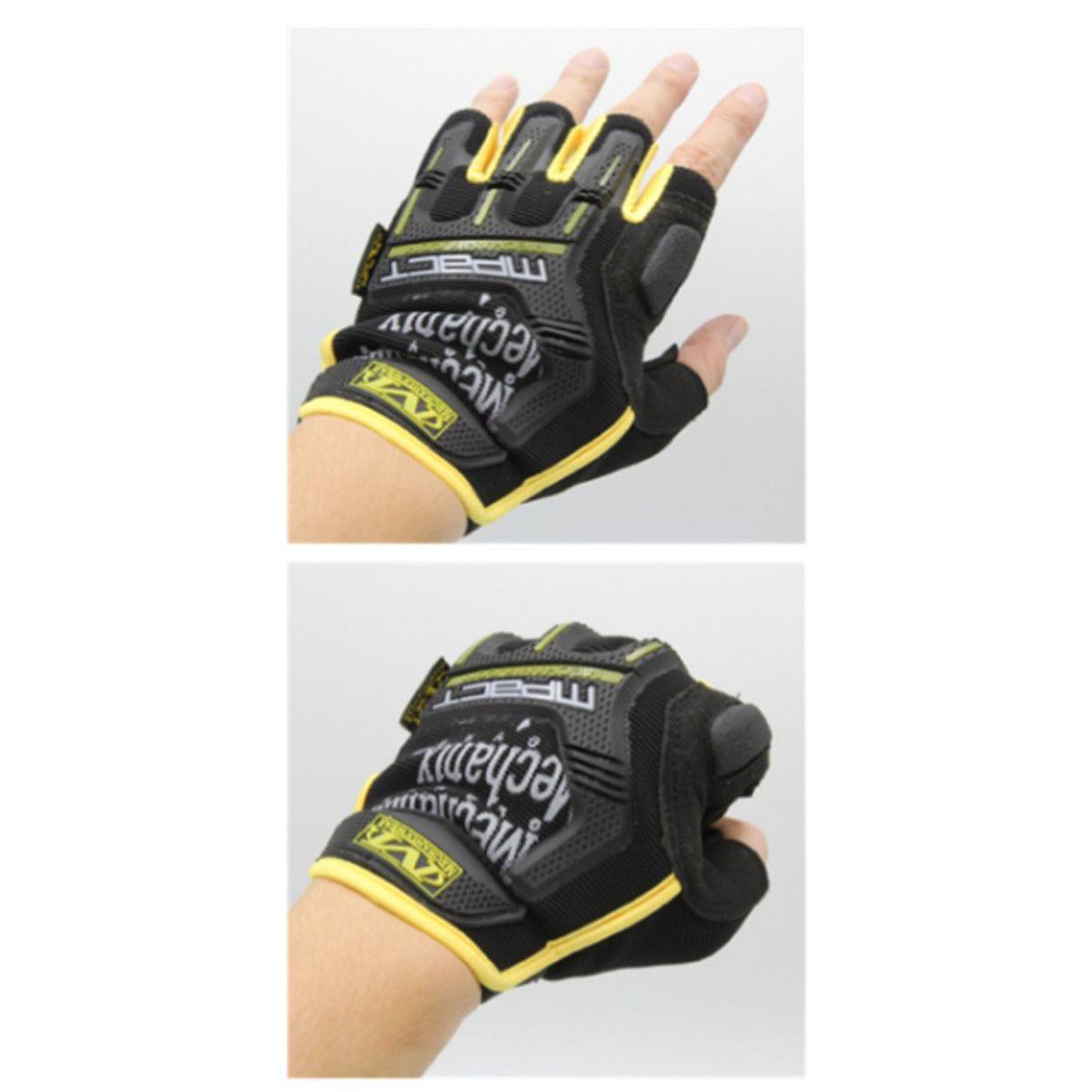 TODO FIT - Guantes Mpact Amarillo Protección Impacto Extrema Mitones