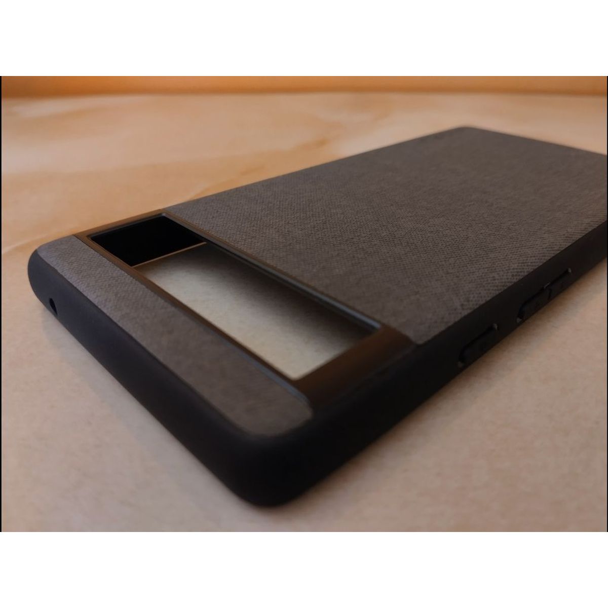 GENERICO - CASE FUNDA PARA GOOGLE PIXEL 6 - GRIS GRANO DE TELA
