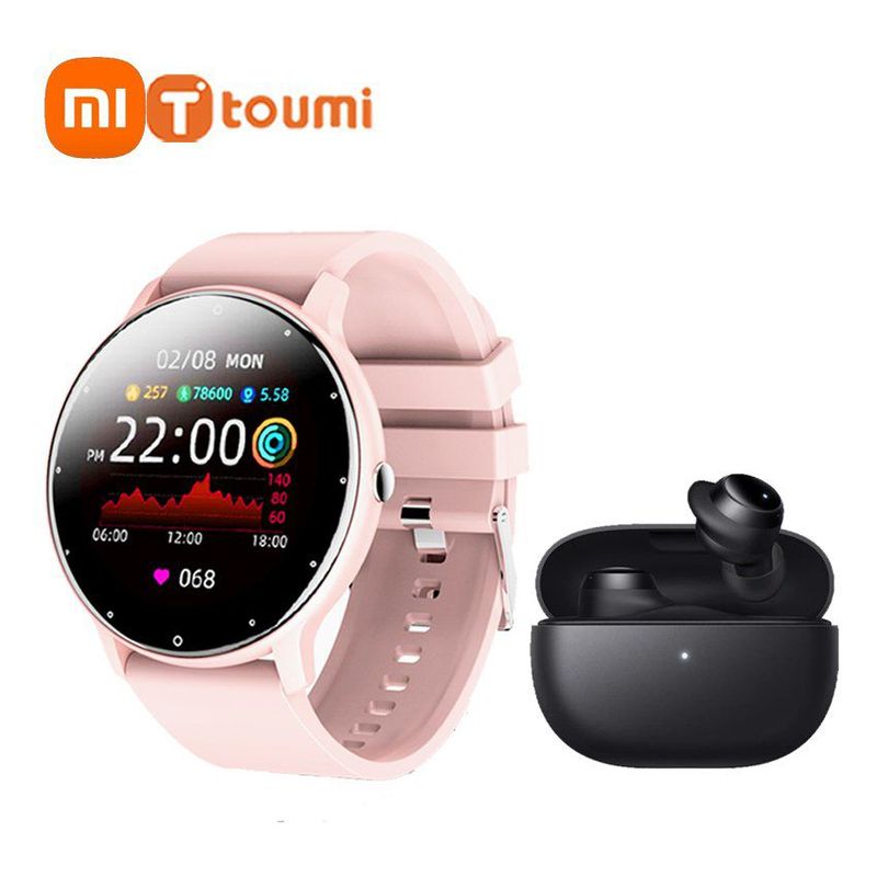 VATYERTY - Auriculares bluetooth xiaomi buds 3 lite y zl02 reloj inteligente