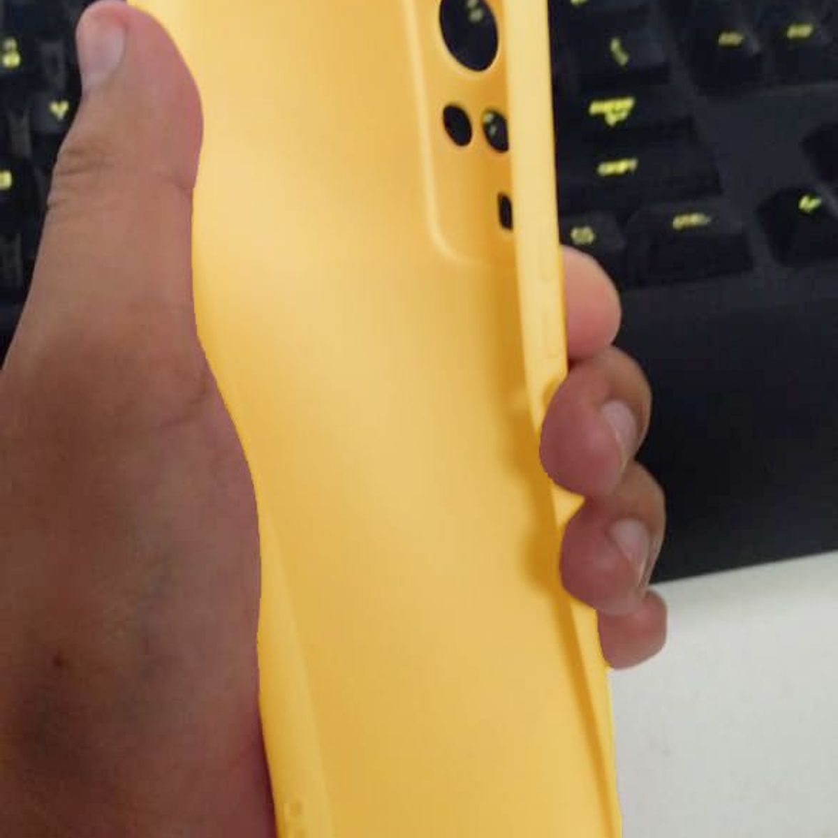 GENERICO - Funda Protector Case OPPO A39 - PALTA AMARILLO
